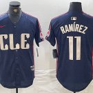 Men's Cleveland Guardians Jose Ramirez Navy 2024 City Connect Limited Jersey