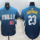 Men's Philadelphia Phillies Jeff Hoffman Blue 2024 City Cool Base Jersey