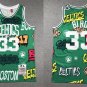 Men's Mitchell & Ness Celtics Larry Bird Swingman Graffiti Basketball Jersey