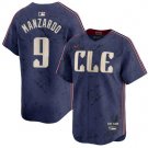 Men's Cleveland Guardians Kyle Manzardo Navy 2024 City Connect Limited Stitched Jersey