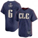 Men's Cleveland Guardians David Fry Navy 2024 City Connect Limited Stitched Jersey
