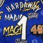 Men's Magic Penny Hardaway Graffiti Player Jersey Blue