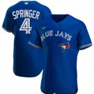 Mens Toronto Blue Jays George Springer Flex Baseball Jersey Royal