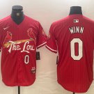 Men's St Louis Cardinals Masyn Winn Red 2024 City Connect Limited Stitched Jersey
