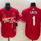 Men's St Louis Cardinals Ozzie Smith Red 2024 City Connect Limited Stitched Jersey