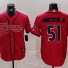 Men's Houston Texans Will Anderson Jr Red Cool Base Stitched Jersey