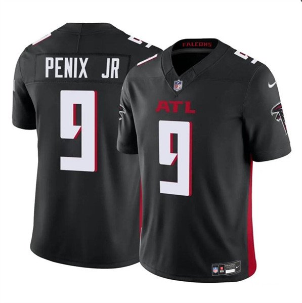 Men's Atlanta Falcons Michael Penix Jr Black 2023 F.U.S.E Vapor Limited ...