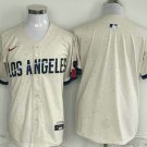 Men's Los Angeles Dodgers Blank Cream 2024 City Connect Stitched Jersey