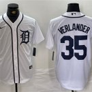Mens Detroit Tigers Justin Verlander White Cool Baseball Jersey