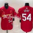 Men's St. Louis Cardinals Sonny Gray Red 2024 City Connect Stitched Jersey