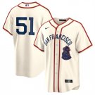 Men's San Francisco Giants Jung Hoo Lee Cream 2024 Rickwood Classic Stitched Jersey