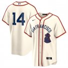 Men's San Francisco Giants Patrick Bailey Cream 2024 Rickwood Classic Stitched Jersey