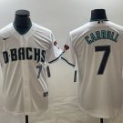 Any Size Diamondbacks Active Corbin Carroll White 2024 Cool Base Jersey