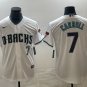 Any Size Diamondbacks Active Corbin Carroll White 2024 Cool Base Jersey