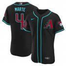 Men's Diamondbacks Ketel Marte 2024 Flex Baseball Jersey Black