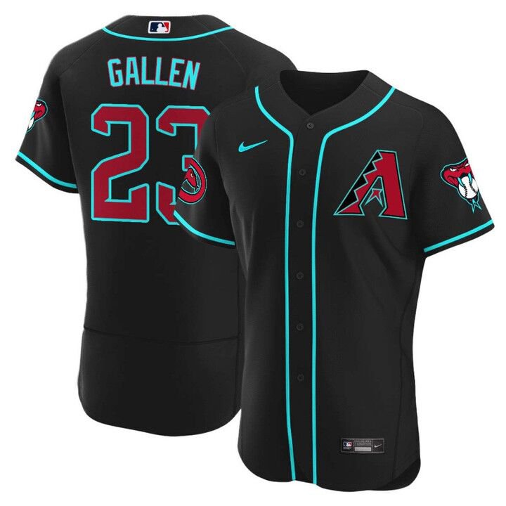 Mens Diamondbacks Zac Gallen 2024 Flex Baseball Jersey Black