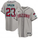 Men's Arizona Diamondbacks Zac Gallen Gray 2024 Cool Baseball Jersey