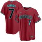 Men's Diamondbacks Active Player Corbin Carroll Red 2024 Cool Base Jersey