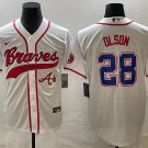 Men's Atlanta Braves Matt Olson Cool Baseball Jersey White