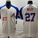 Men's Atlanta Braves Austin Riley City Jersey White 2023