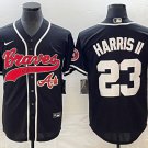 Men's Braves Michael Harris II Cool Baseball Jersey Black