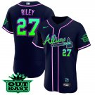 Men's Atlanta Braves Austin Riley 2023 Galaxy Flex Base Stitched Jersey