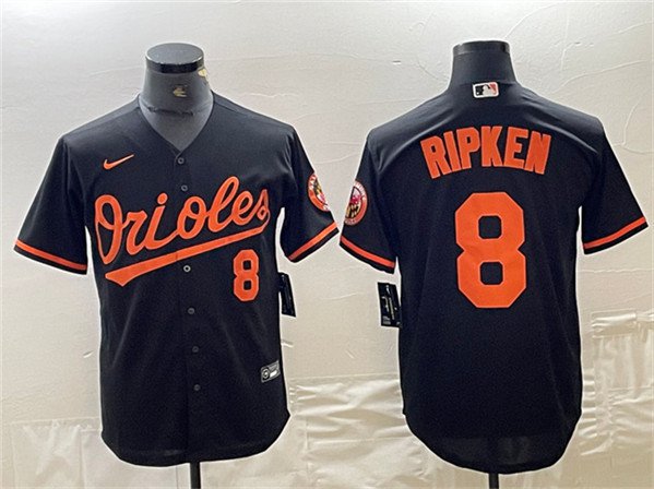 Any Size Orioles Cal Ripken Cool Baseball Jersey Black