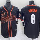 Men's Baltimore Orioles Cal Ripken Jr. Black City Connect Cool Base Stitched Jersey