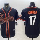 Men's Baltimore Orioles Colton Cowser Black Cool Base Stitched Baseball Jersey