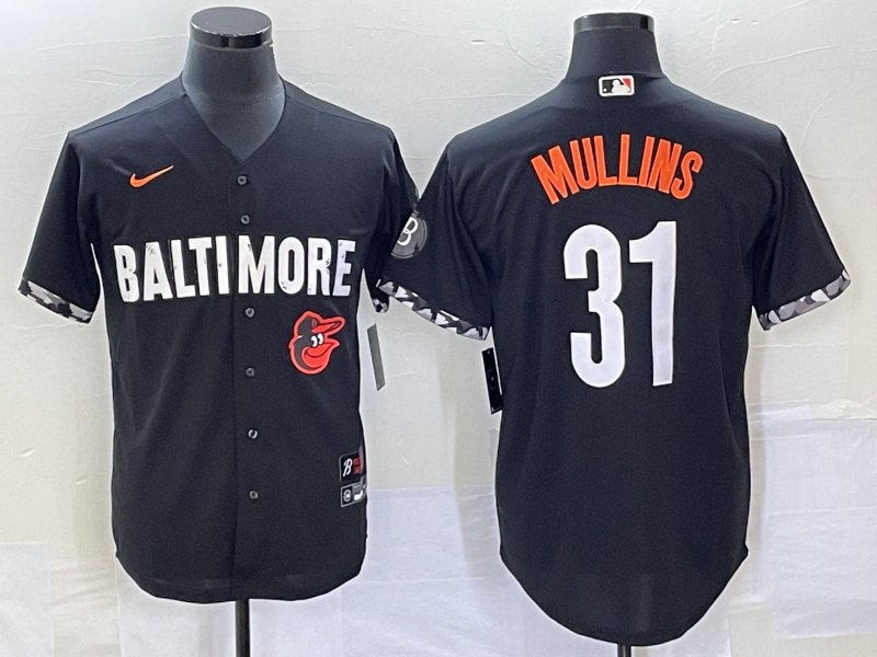 Any Size Orioles Cedric Mullins Black 2023 City Cool Base Jersey