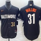 Men's & Womens Orioles Cedric Mullins Black 2023 City Flex Base Jersey