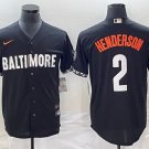 Any Size Baltimore Orioles Gunnar Henderson Black City Cool Base Jersey