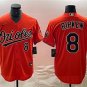 Any Size Orioles Cal Ripken Cool Baseball Jersey Orange