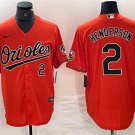 Any Size Baltimore Orioles Gunnar Henderson Orange Cool Base Stitched Jersey