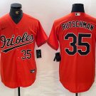 Mens Womens Youth Orioles Adley Rutschman Cool Base Jersey Orange