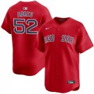 Men's Boston Red Sox Wilyer Abreu Red 2024 Alternate Limited Stitched Baseball Jersey