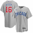 Any Size Chicago Cubs Patrick Wisdom Gray Cool Baseball Jersey