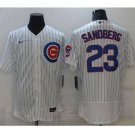 Mens Cubs Ryne Sandberg flex base Jersey white