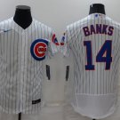 Men's Chicago Cubs Ernie Banks White Flex Base Stitched Jersey