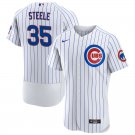 Mens Chicago Cubs Justin Steele White Flex Base Player Jersey