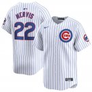 Men's Chicago Cubs Matt Mervis White 2024 Home Limited Stitched Baseball Jersey