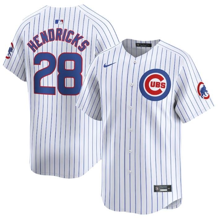 Any Size Chicago Cubs Kyle Hendricks White 2024 Home Limited Stitched Baseball Jersey