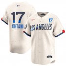 Men's Brooklyn Dodgers Shohei Ohtani Cream 2024 City Connect Limited Stitched Jersey