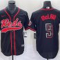 Men's Cincinnati Reds Matt McLain Black Cool Base Stitched Baseball Jersey