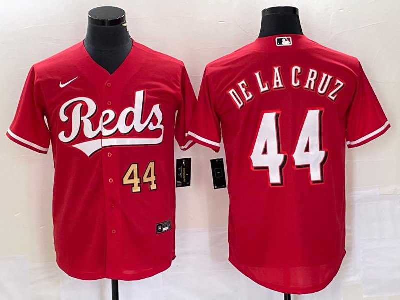 Any Size Cincinnati Reds Elly De La Cruz Red Cool Baseball Jersey