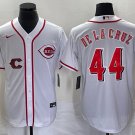 Men's & Youth Cincinnati Reds Elly De La Cruz White 2023 Cool Baseball Jersey