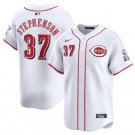 Any Size Cincinnati Reds Tyler Stephenson 2024 Cool Baseball Jersey White