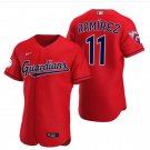 Men's Cleveland Guardians Jose Ramirez Flex Base Jersey Red