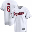 Men's Youth Cleveland Guardians David Fry White Cool Baseball Jersey