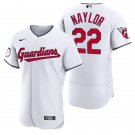 Mens Cleveland Guardians Josh Naylor White Alternate Flex Base Jersey